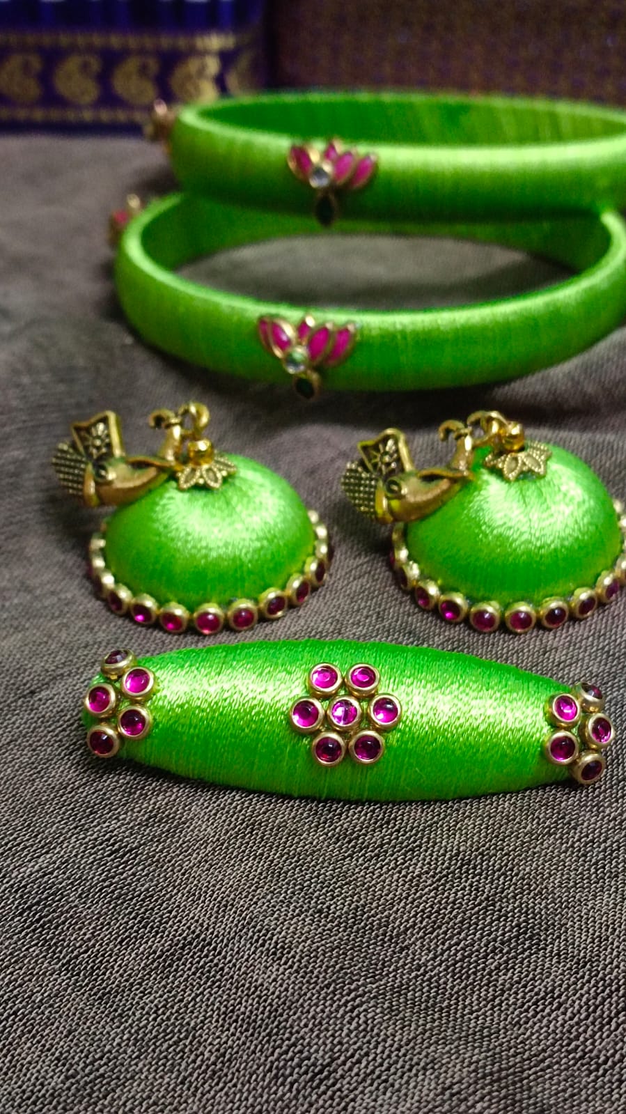 Silk Thread Jewelry Set 2